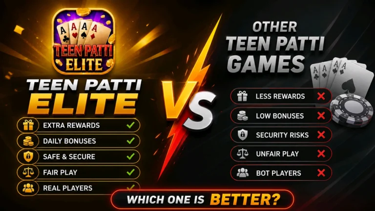 Teen Patti Elite vs Other Teen Patti Games